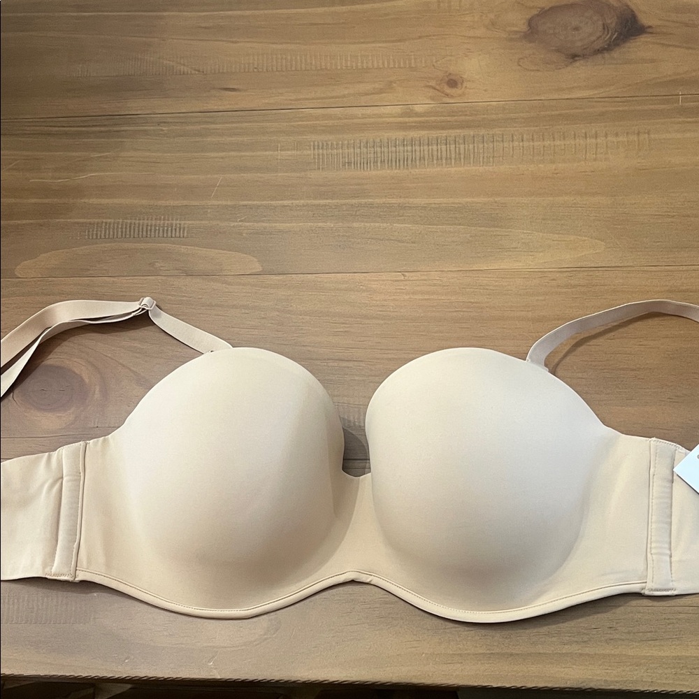 Cacique Boost Multi-way Strapless Light Beige Bra